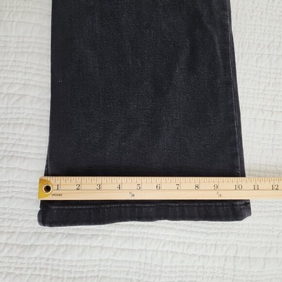 Gap '70s Flare High Rise Jeans Women's 18R 34x31 Black Stretch Denim EUC LN - Picture 7 of 15